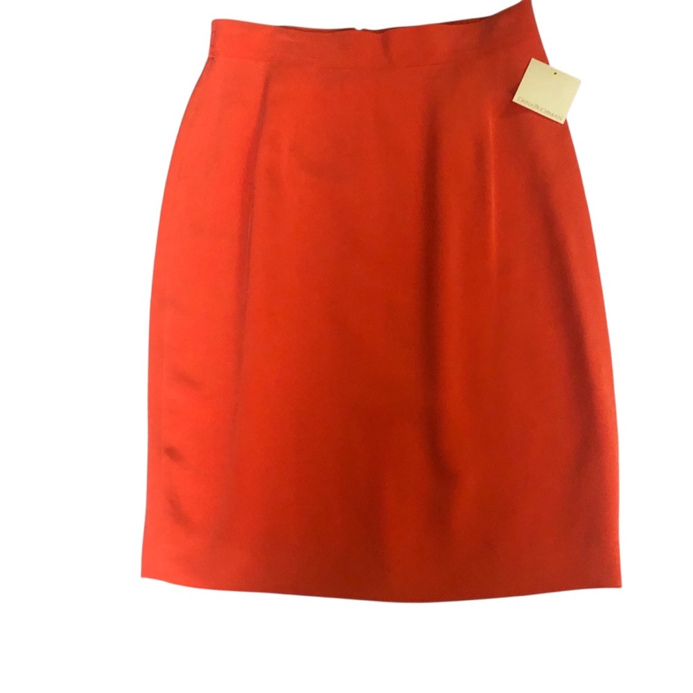 Dana Buchman Silk Skirt straight pencil style lined SZ 14 designer classic